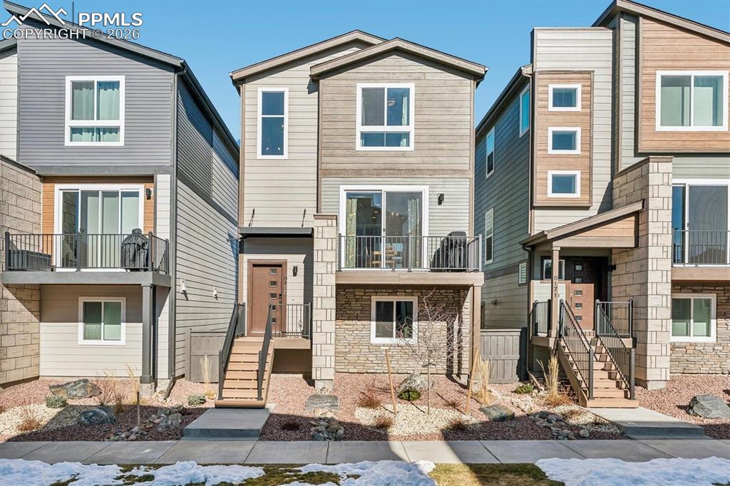 Caption: Front of Structure