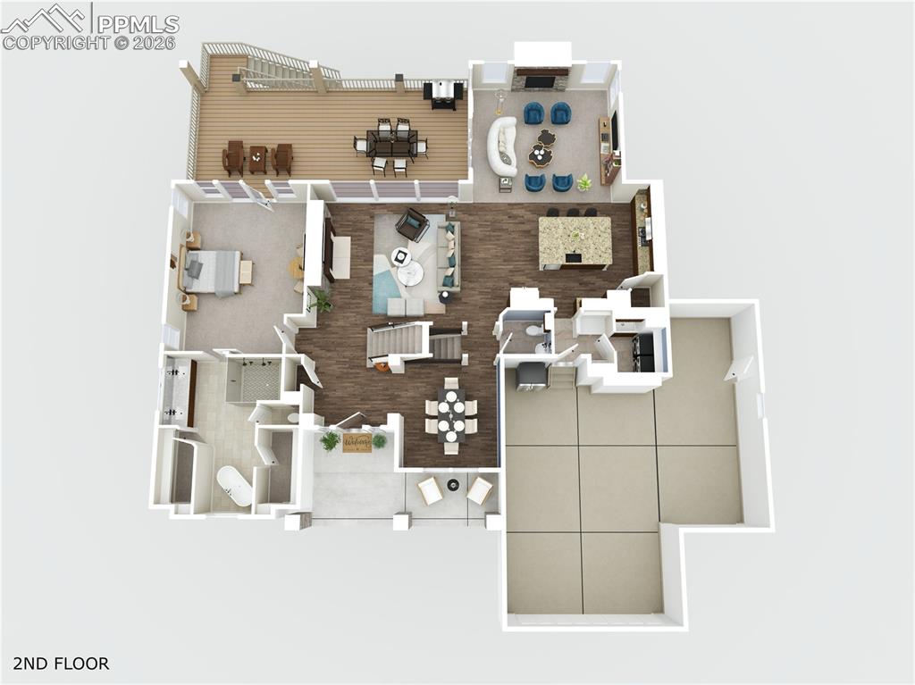 Image 48 of 50: Main Level Floor Plan