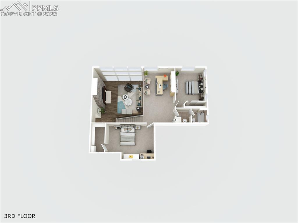 Image 50 of 50: Upper Level Floor Plan