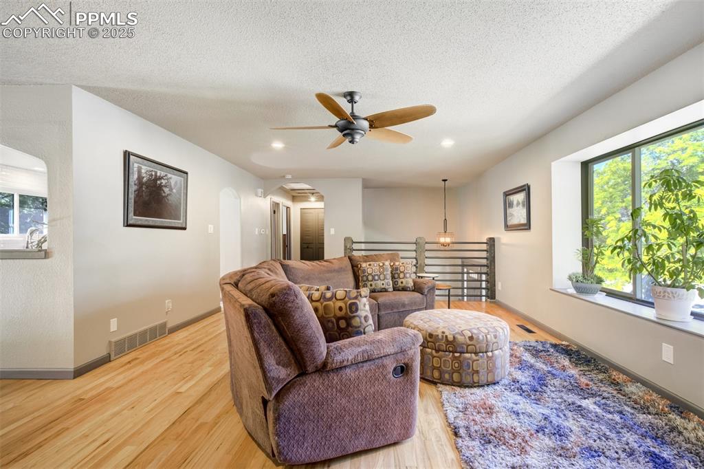 Image 12 of 50: View from living room and the entry
