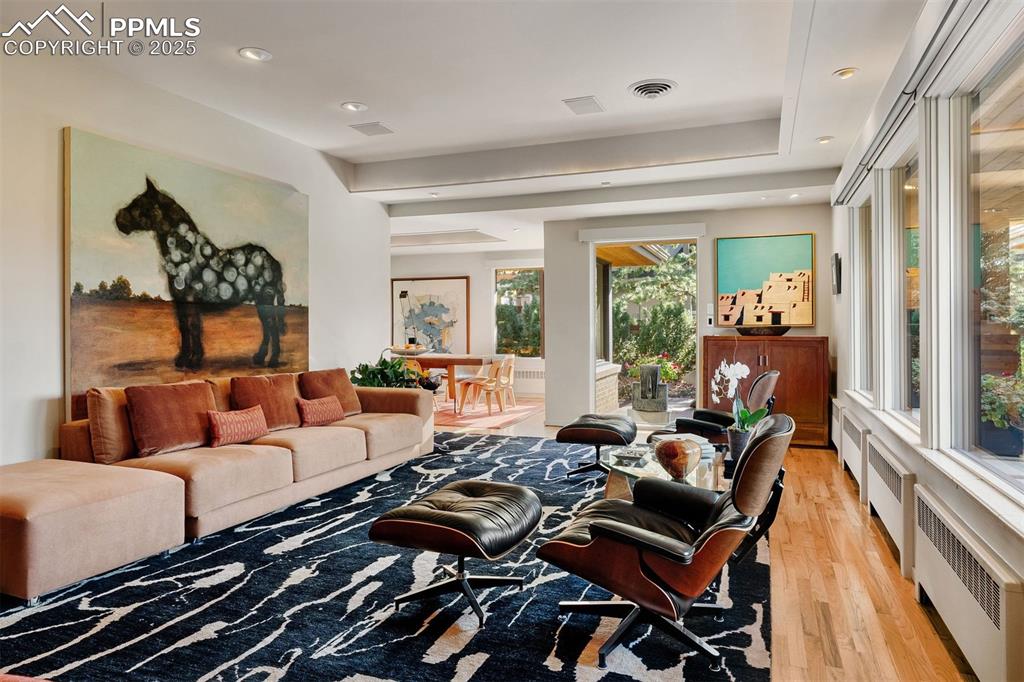 Image 14 of 44: The ceilings have been raised 18 inches and central AC was added.