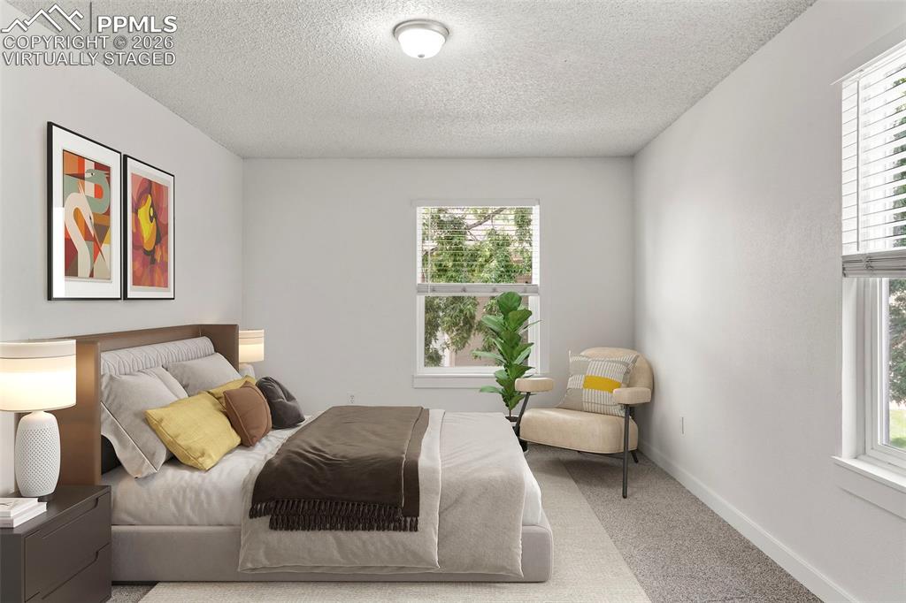 Image 11 of 24: virtually staged bedroom