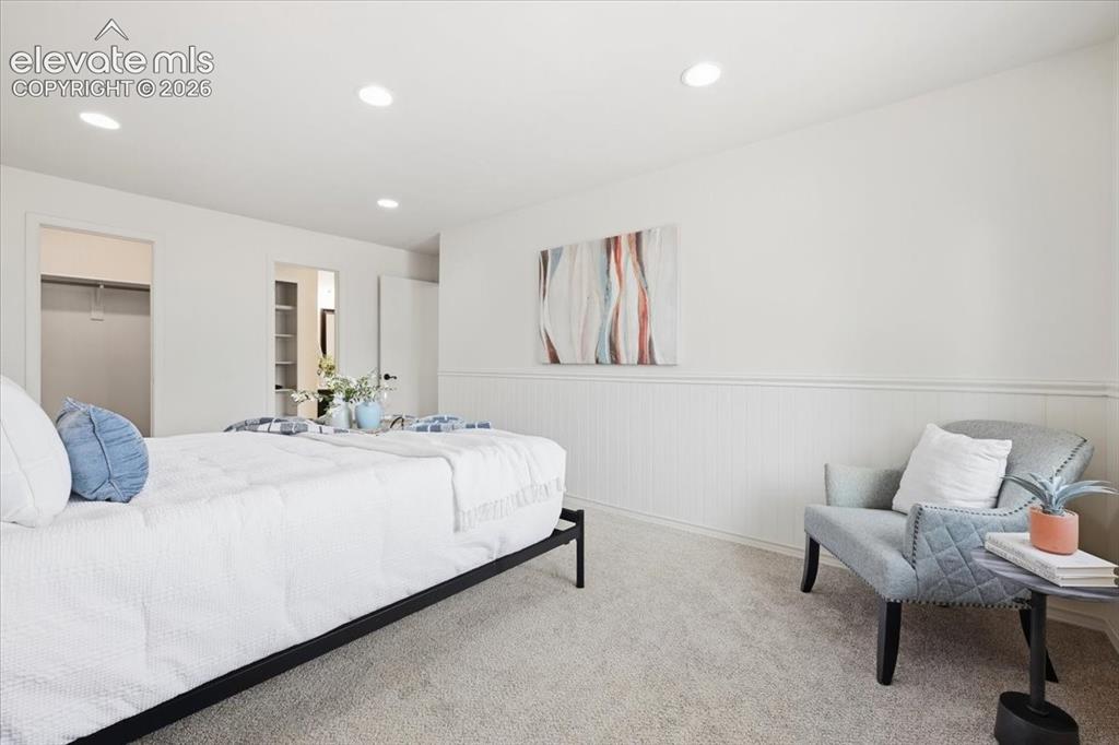 Image 18 of 32: Walk in closet in the master bedroom!