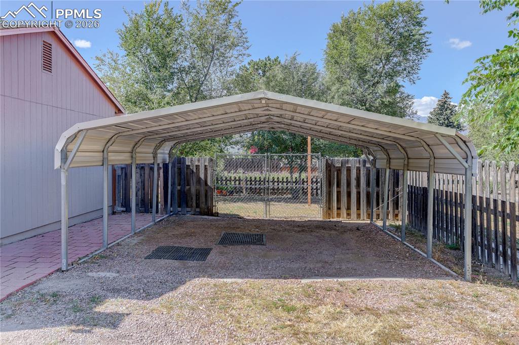 Image 21 of 21: 2-car carport