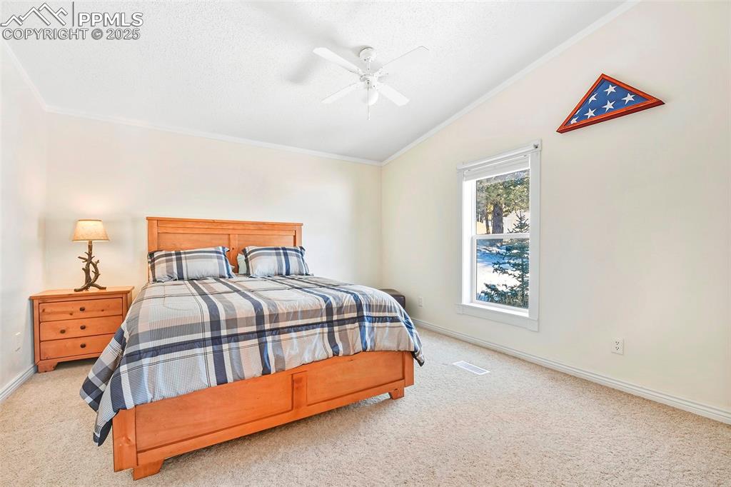 Image 25 of 29: 2nd Master Suite off Living Room with Adjoining Large  Bathroom with Soakin