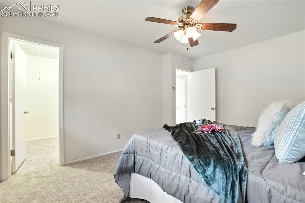 Image 19 of 50: Primary bedroom with a walk-in closet