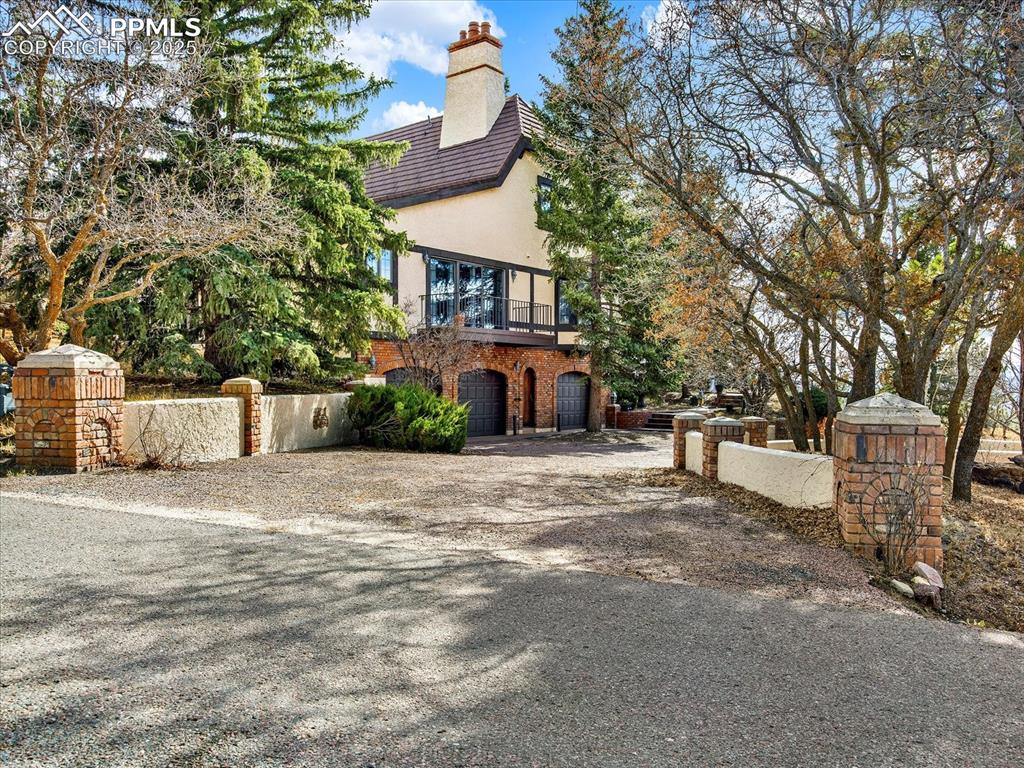 Caption: Front of Structure