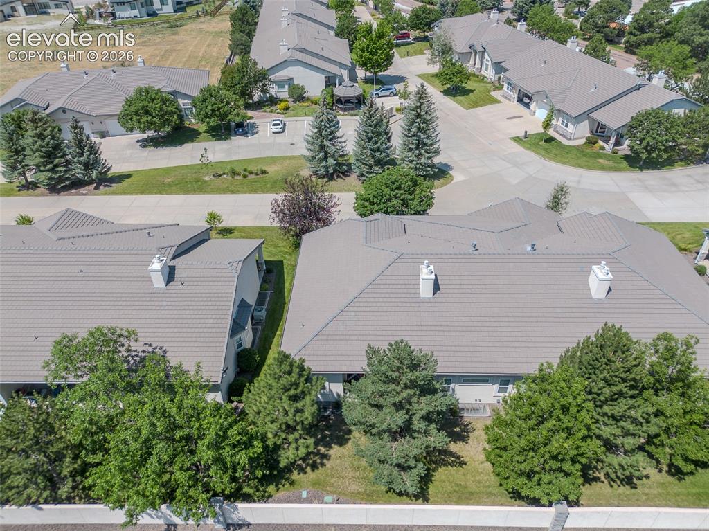 Image 43 of 47: Aerial perspective with the gate off to the right