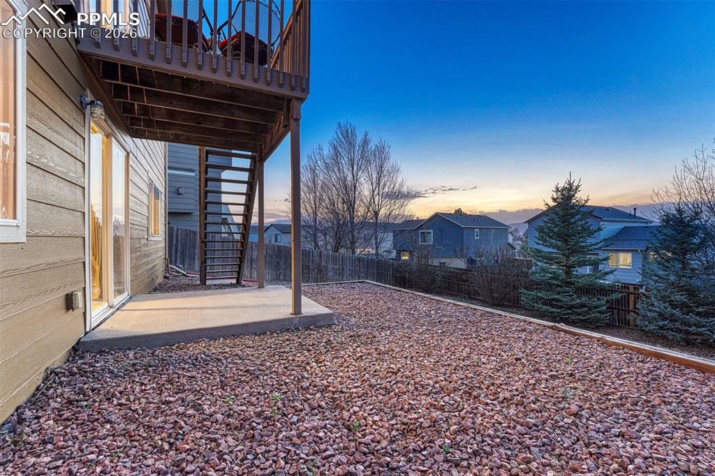 Image 15 of 46: Covered patio has room to expand