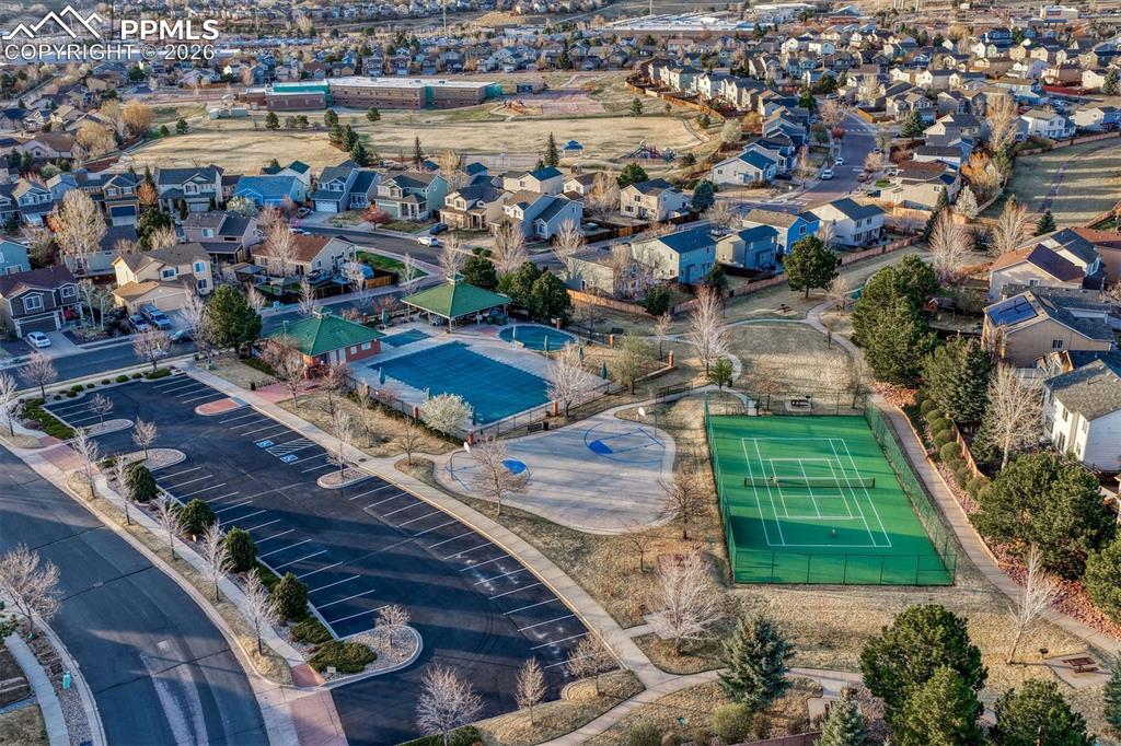 Image 17 of 46: Recreation Center with pool, tennis, basketball and more - see if you can s