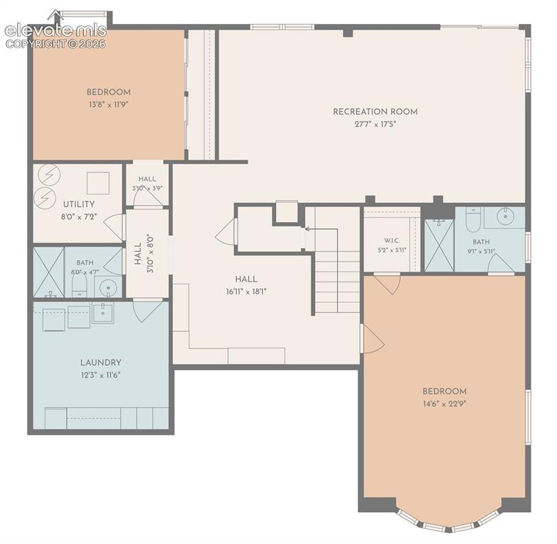 Image 48 of 49: Lower Floor plan
