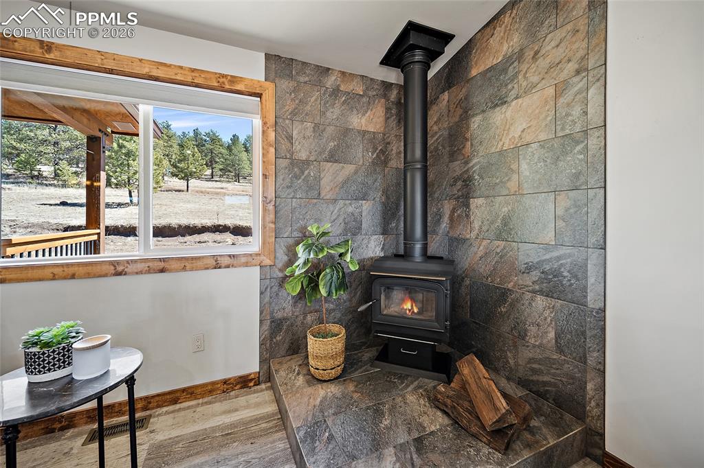 Image 13 of 45: Fireplace