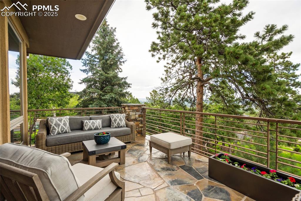 Image 44 of 50: Patio/deck off living and family room on main level