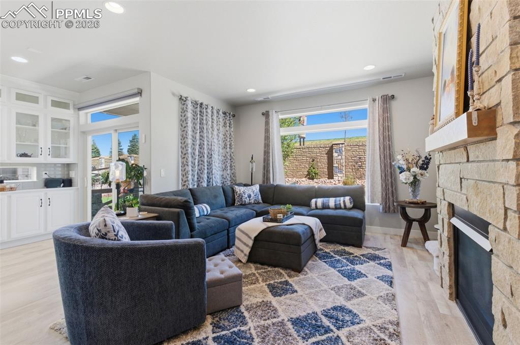 Image 11 of 36: Lots of natural light in living room