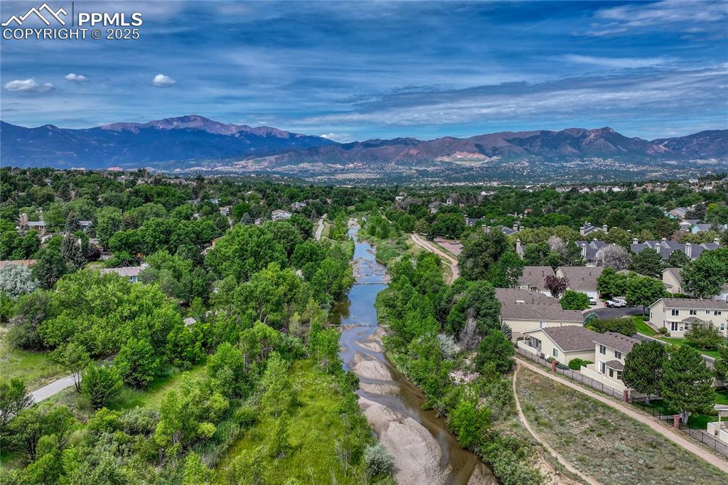 Image 46 of 47: Miles of trails alongside the well-known Cottonwood Creek