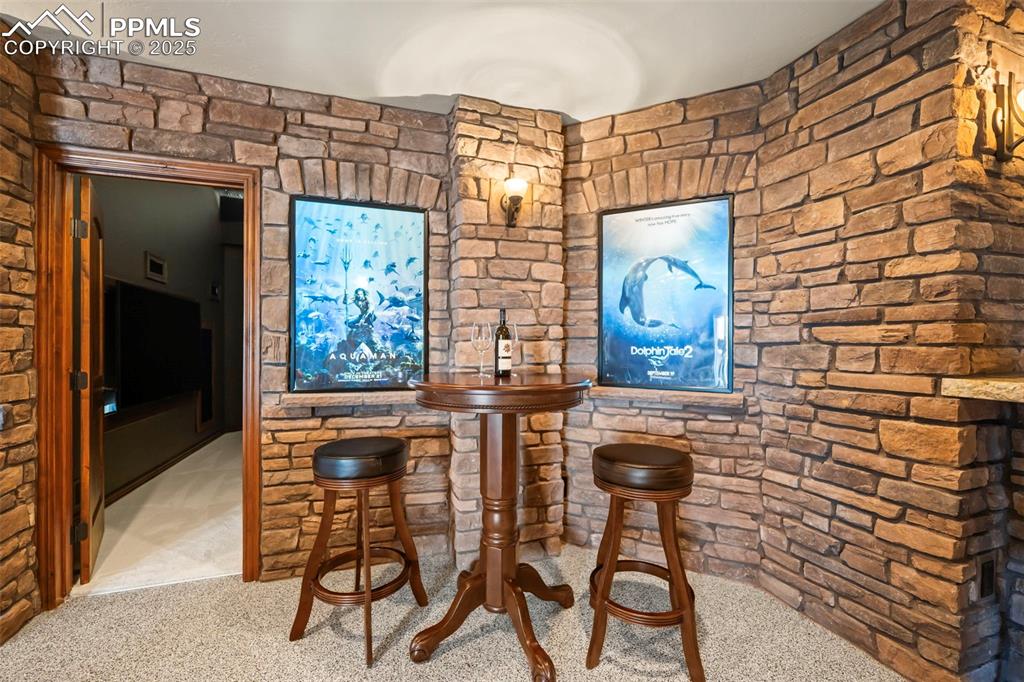 Image 41 of 50: Lower level Epoxy flooring