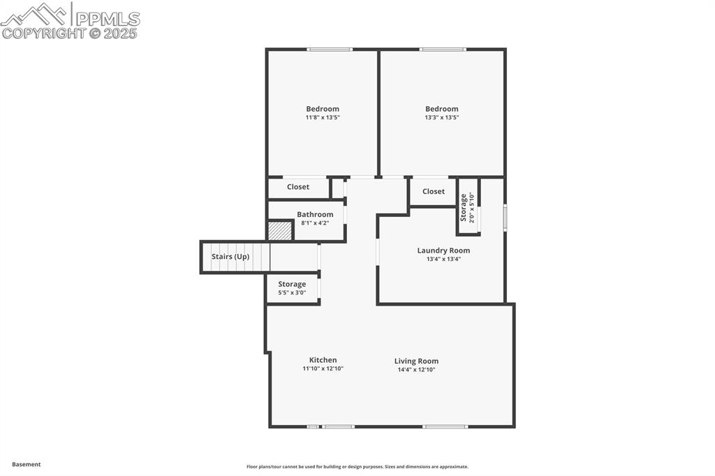 Image 5 of 50: View of floor plan / room layout