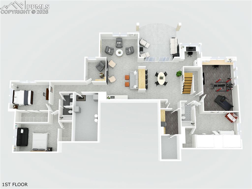 Image 49 of 50: Lower Level - 3D