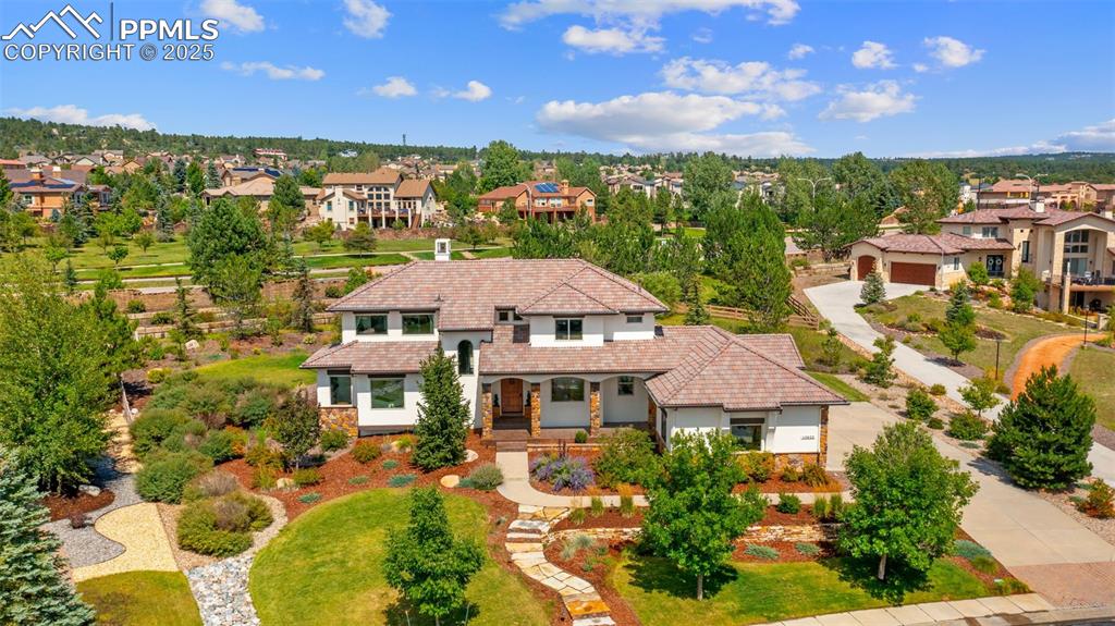 Image 45 of 50: Aerial view of residential area