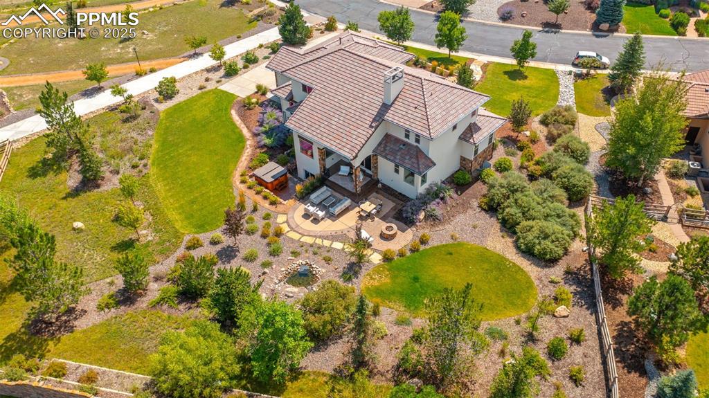 Image 48 of 50: View from above of property