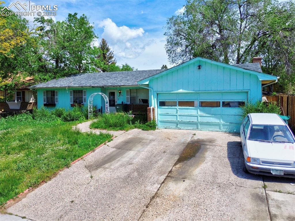 Caption: Front of Structure