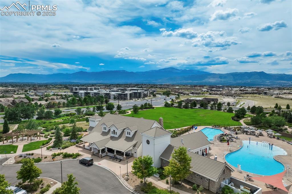 Image 46 of 50: Residents get to enjoy the heated pool, splash pad, gym, community center, 