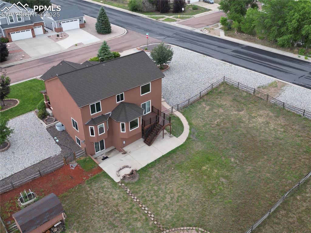 Image 8 of 46: View from above of property