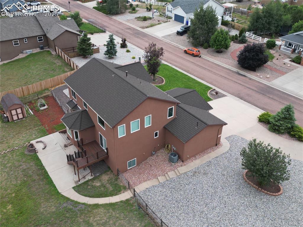 Image 9 of 46: Aerial perspective of suburban area