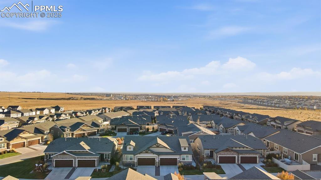 Image 3 of 42: Aerial view of home and community.