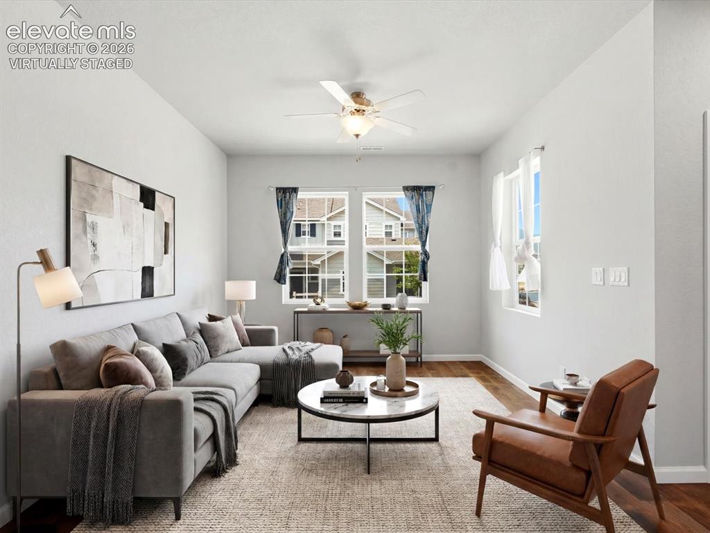 Image 14 of 44: virtually staged living room