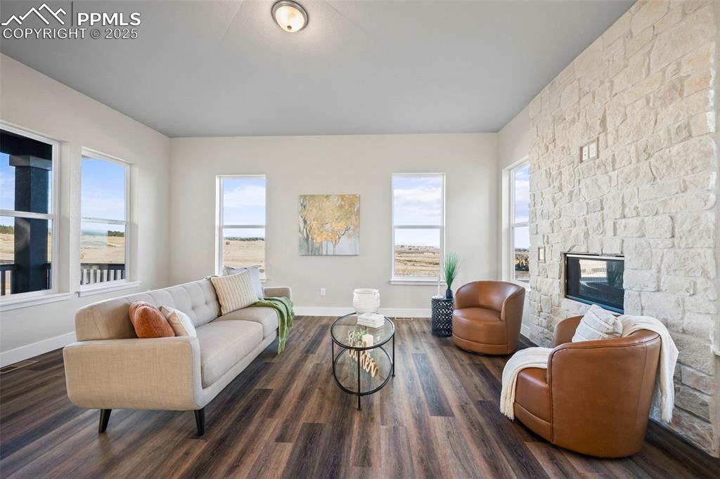 Image 11 of 41: More views and walk out to the covered deck!