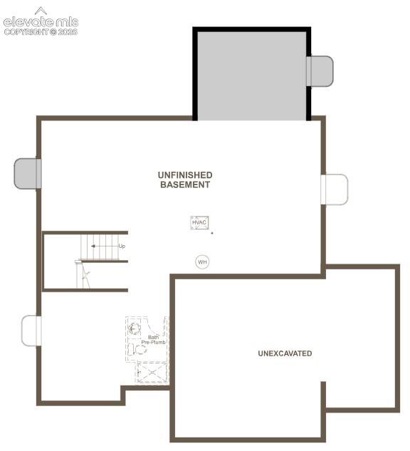 Image 4 of 4: Unfinished basement 