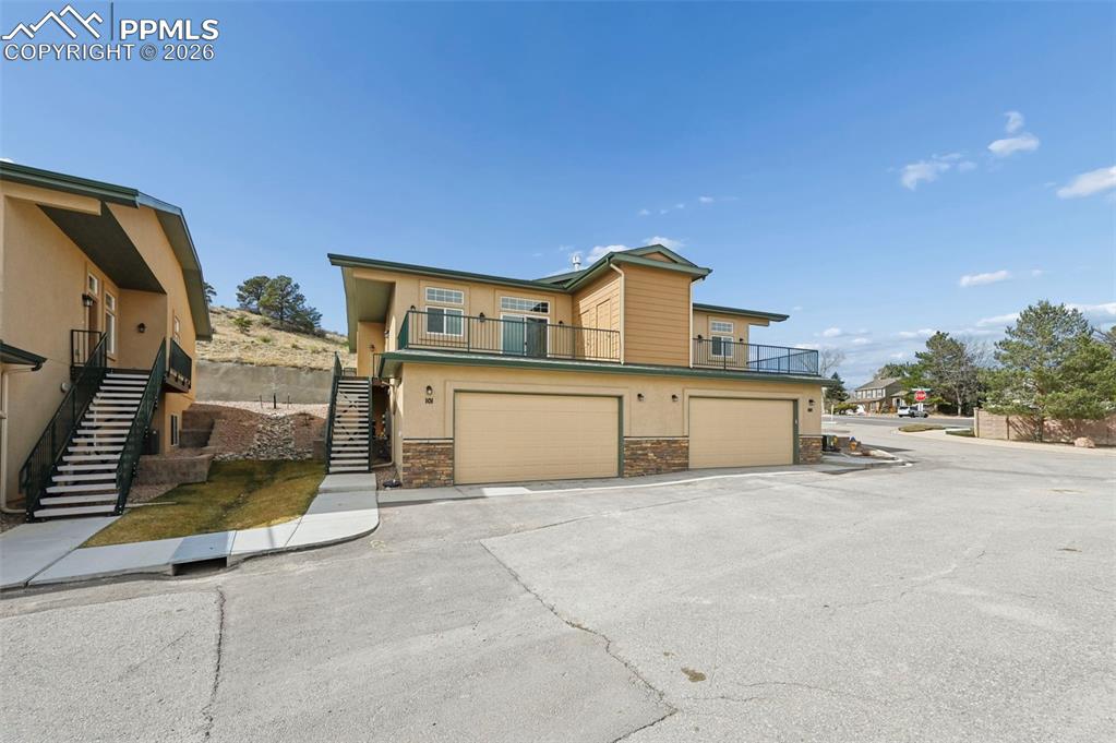 Caption: Front of Structure