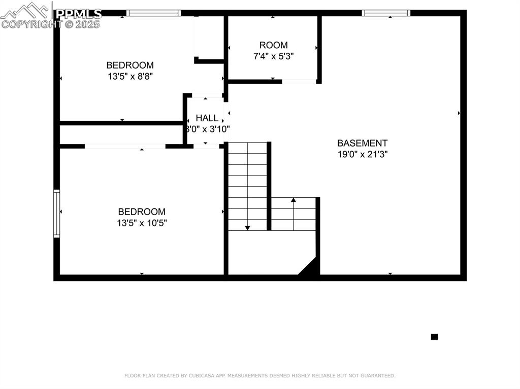 Image 27 of 29: Basement (unfinished - framed out)