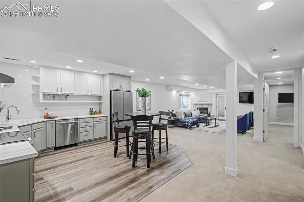 Image 31 of 49: Full Kitchen in the walk out basement