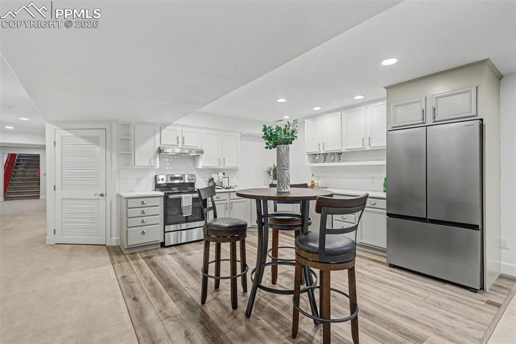 Image 32 of 49: Full Kitchen in the walk out basement