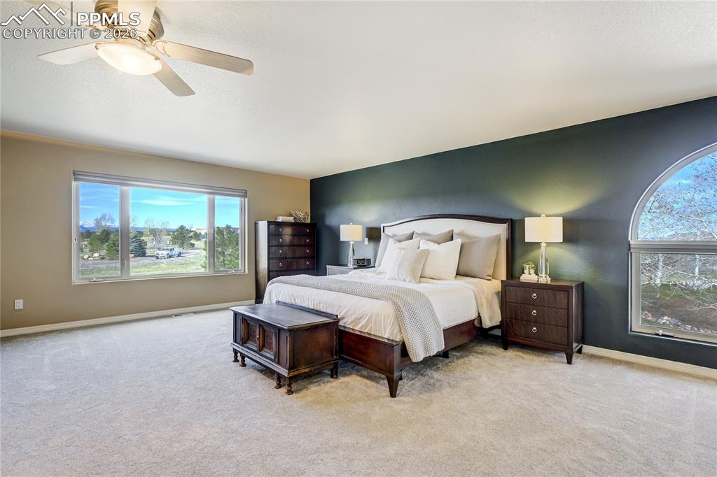 Image 29 of 50: The primary suite offers a private retreat with double-door entry, Pikes Pe