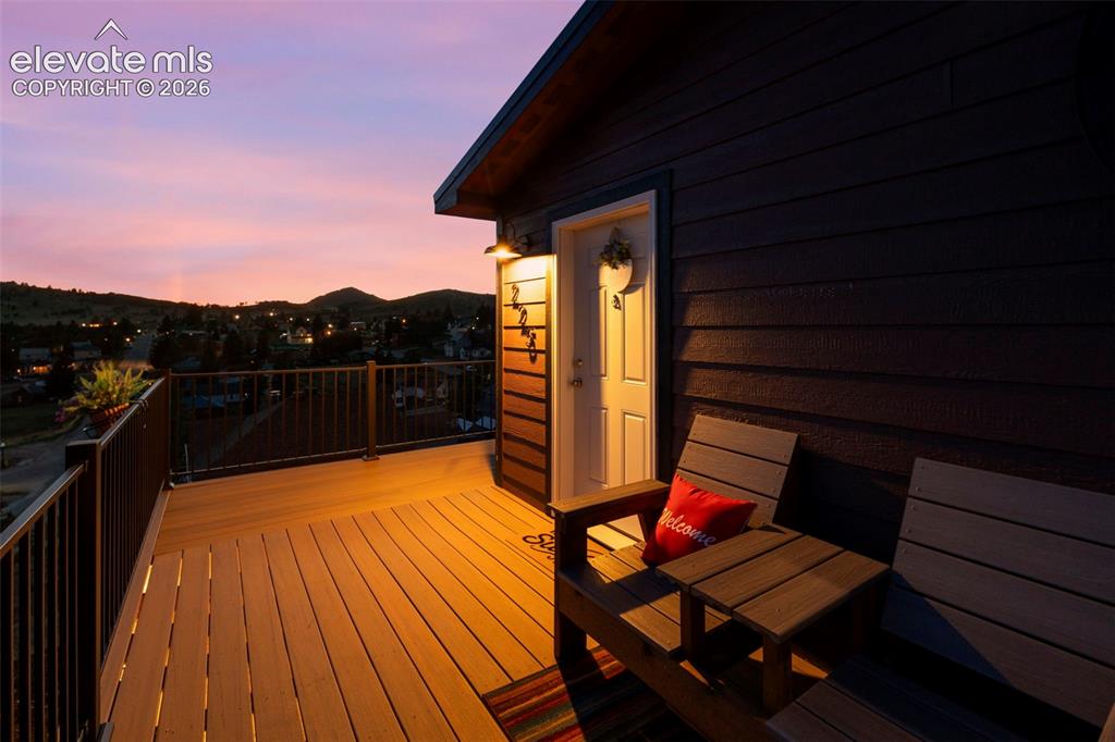 Image 2 of 42: Large deck, amazing coffee place.