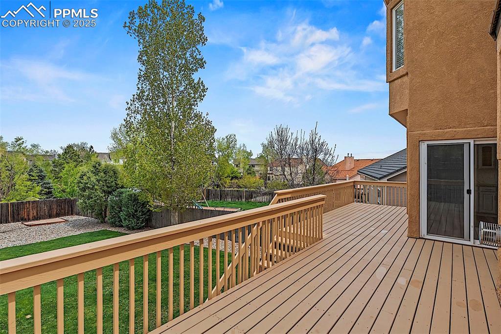 Image 47 of 48: View of wooden deck