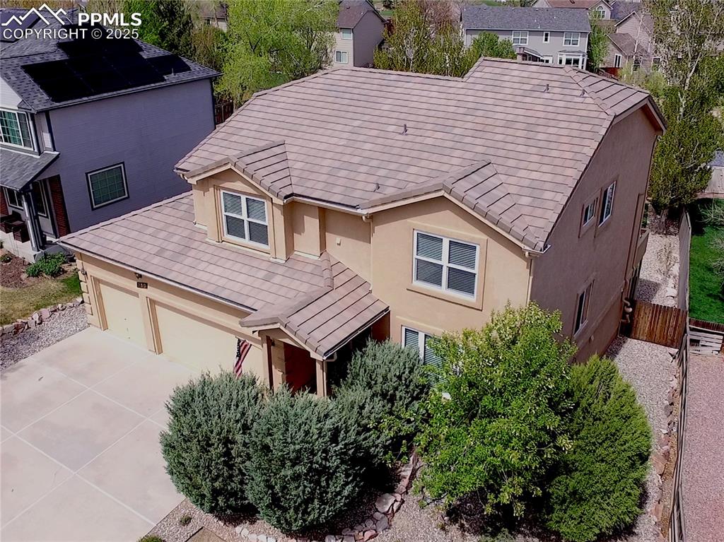 Image 6 of 48: View from above of property