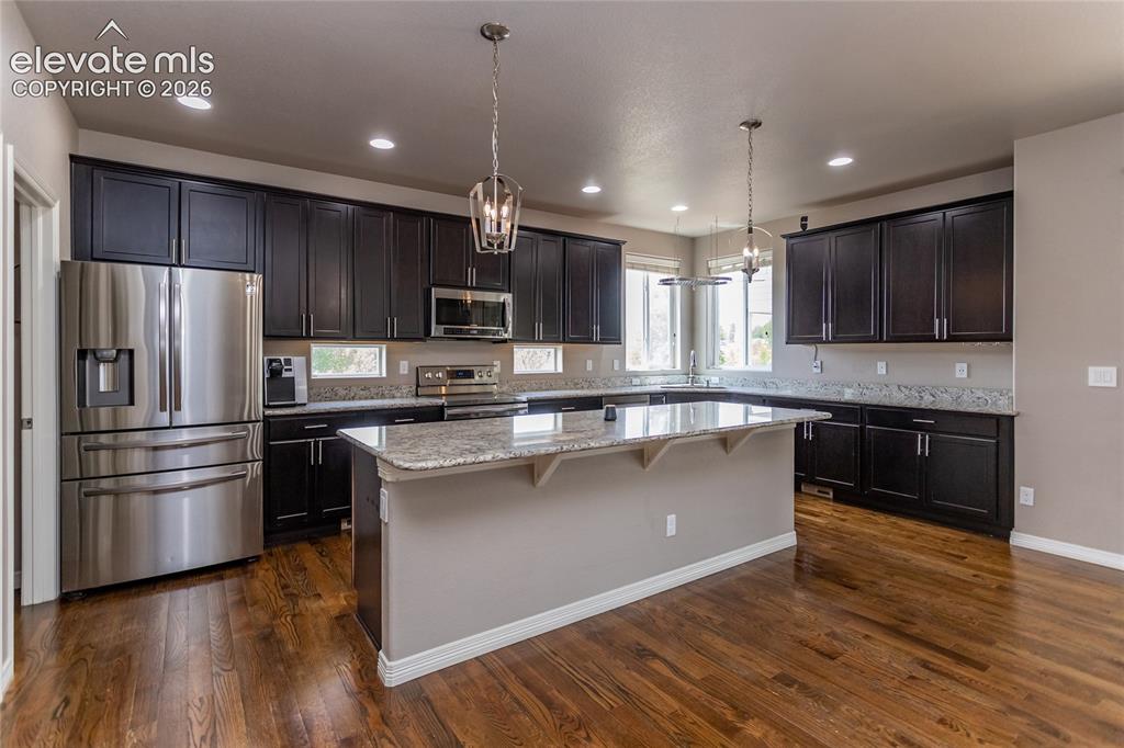 Image 15 of 45: Gourmet Kitchen with stainless steel appliances