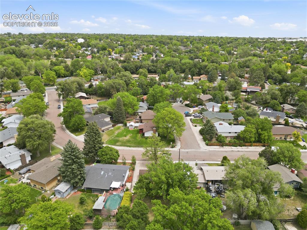 Image 26 of 30: Residential neighborhood featuring mature trees and paved streets