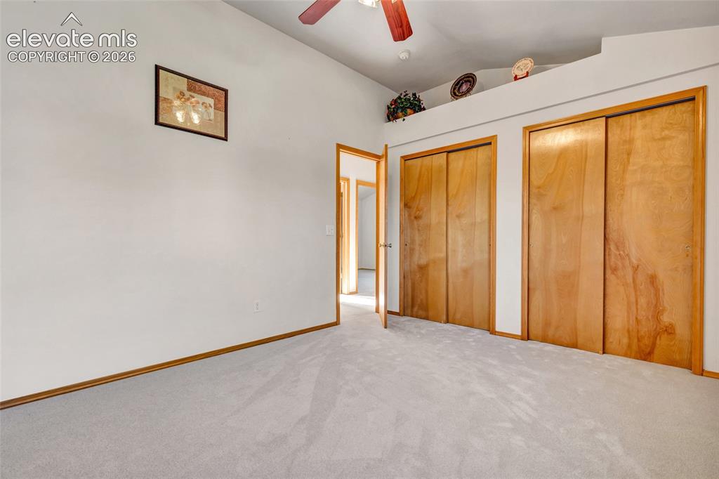 Image 23 of 47: Another picture of the one of the bedrooms. Each bedroom has a large closet