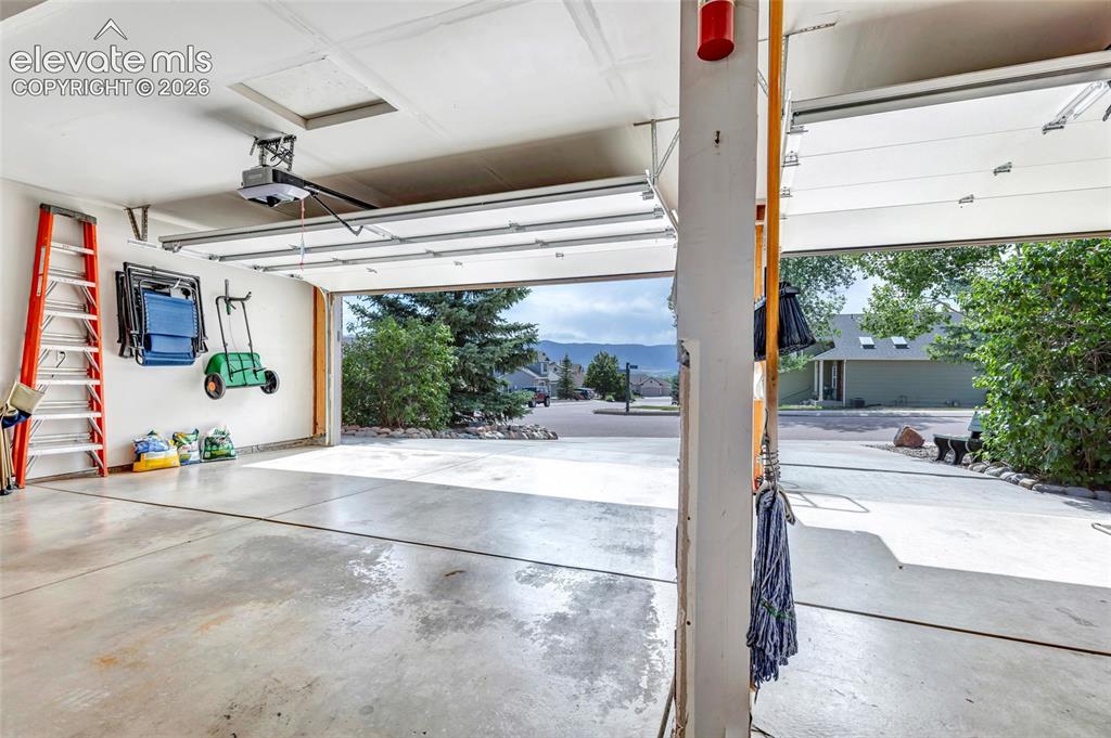 Image 36 of 47: The view from your new 3 car garage can