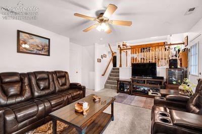 Image 22 of 49: Walk out from entertainment room to the back yard Virtually staged