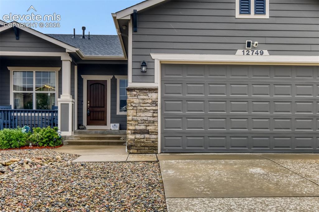 Image 2 of 31: Ranch-style 5bed/3bath/2car featuring a covered front porch with all the am
