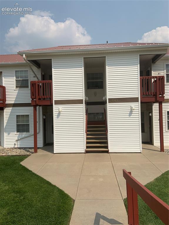 Caption: Front of Structure