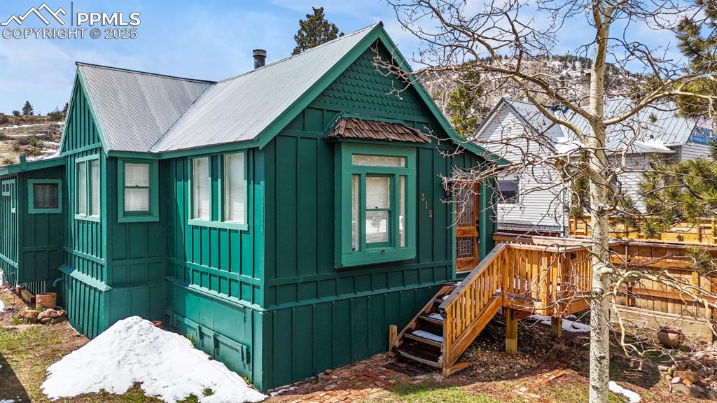 Caption: Front of Structure