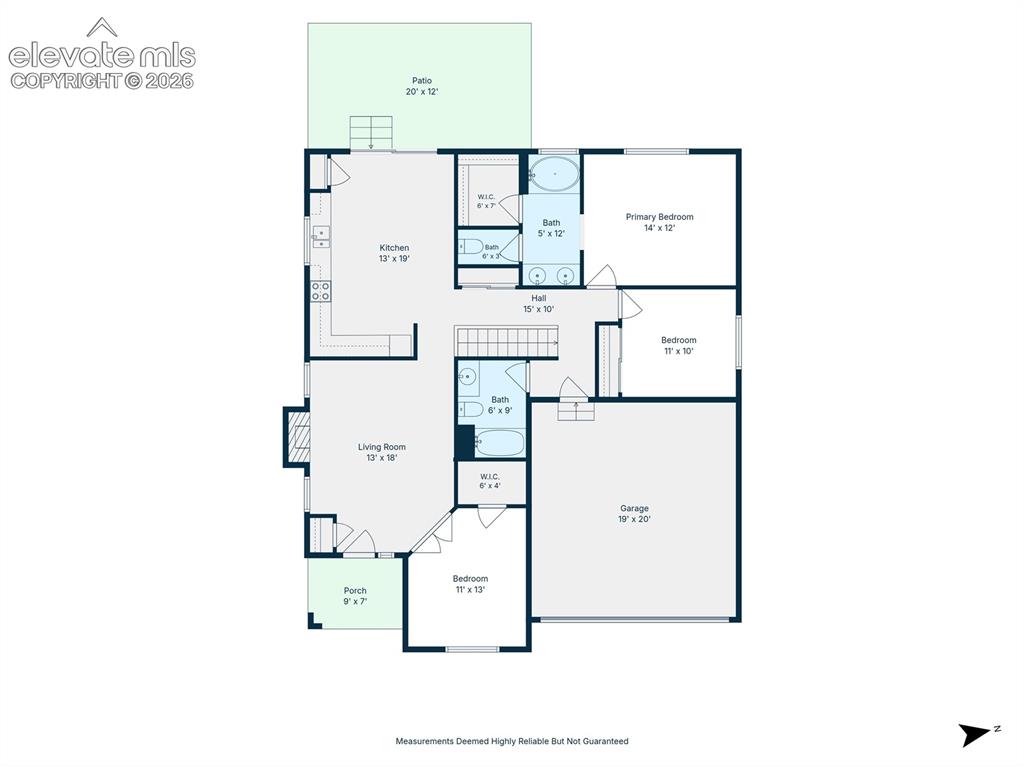 Image 31 of 46: Main Level Floorplan