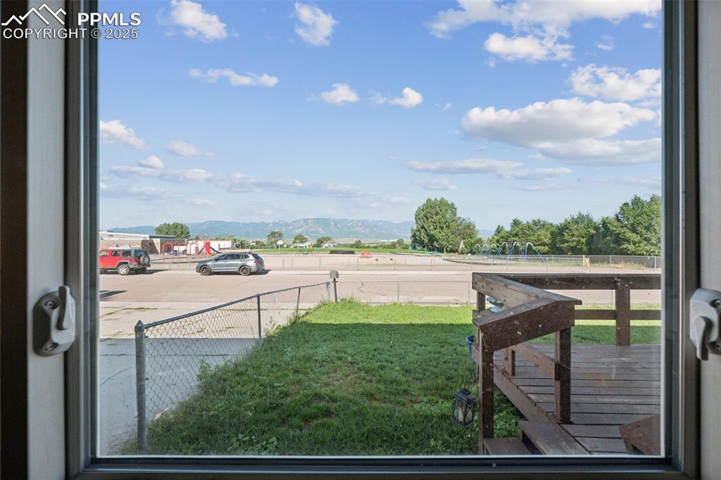 Image 8 of 41: VIEW FROM FONT LIVING ROOM 